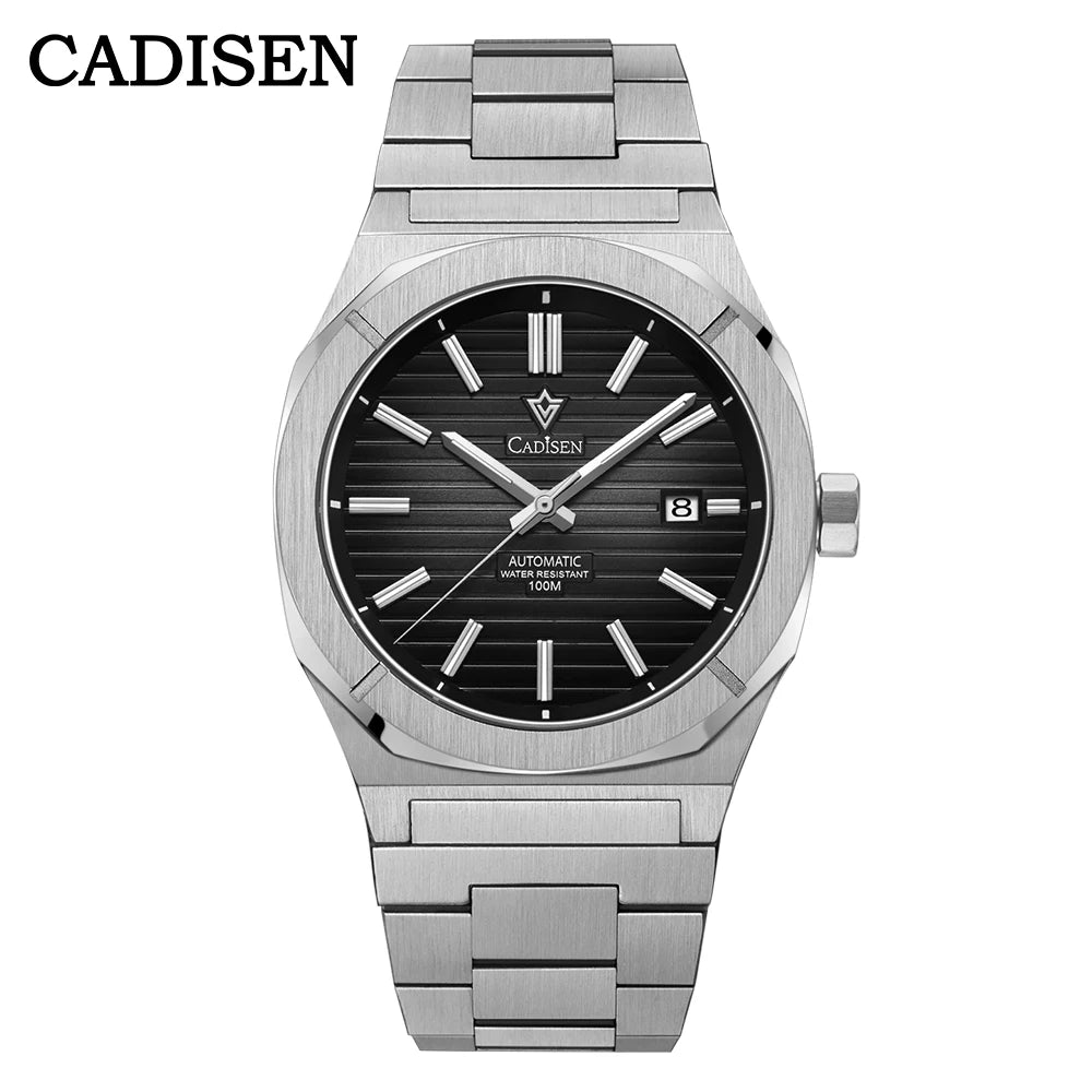 Cadisen Diver Watch Miyota 8215 Automatic Stainless Steel Waterproof Luminous