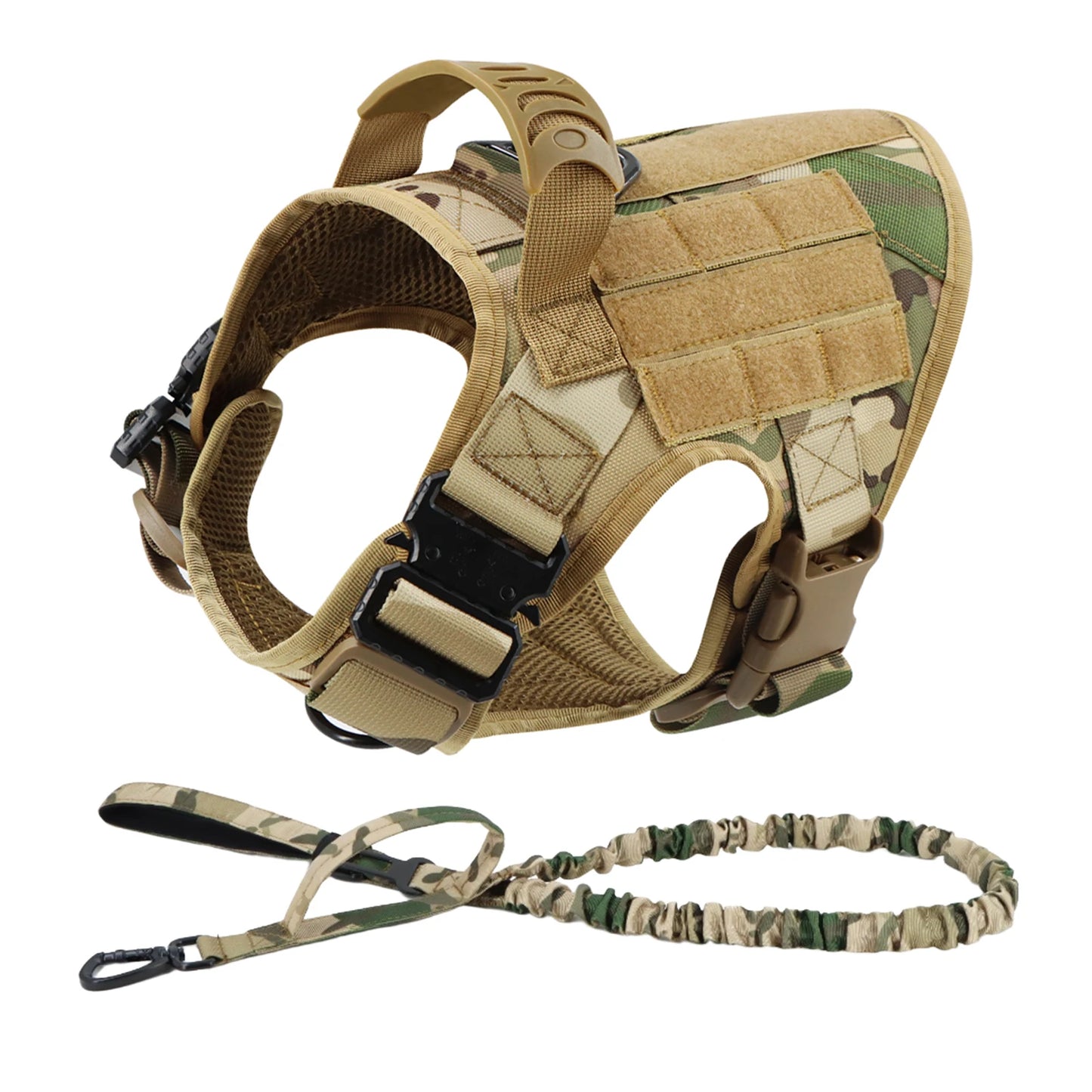 Dog Harness And Leash Set For German Shepherd Malinois Training