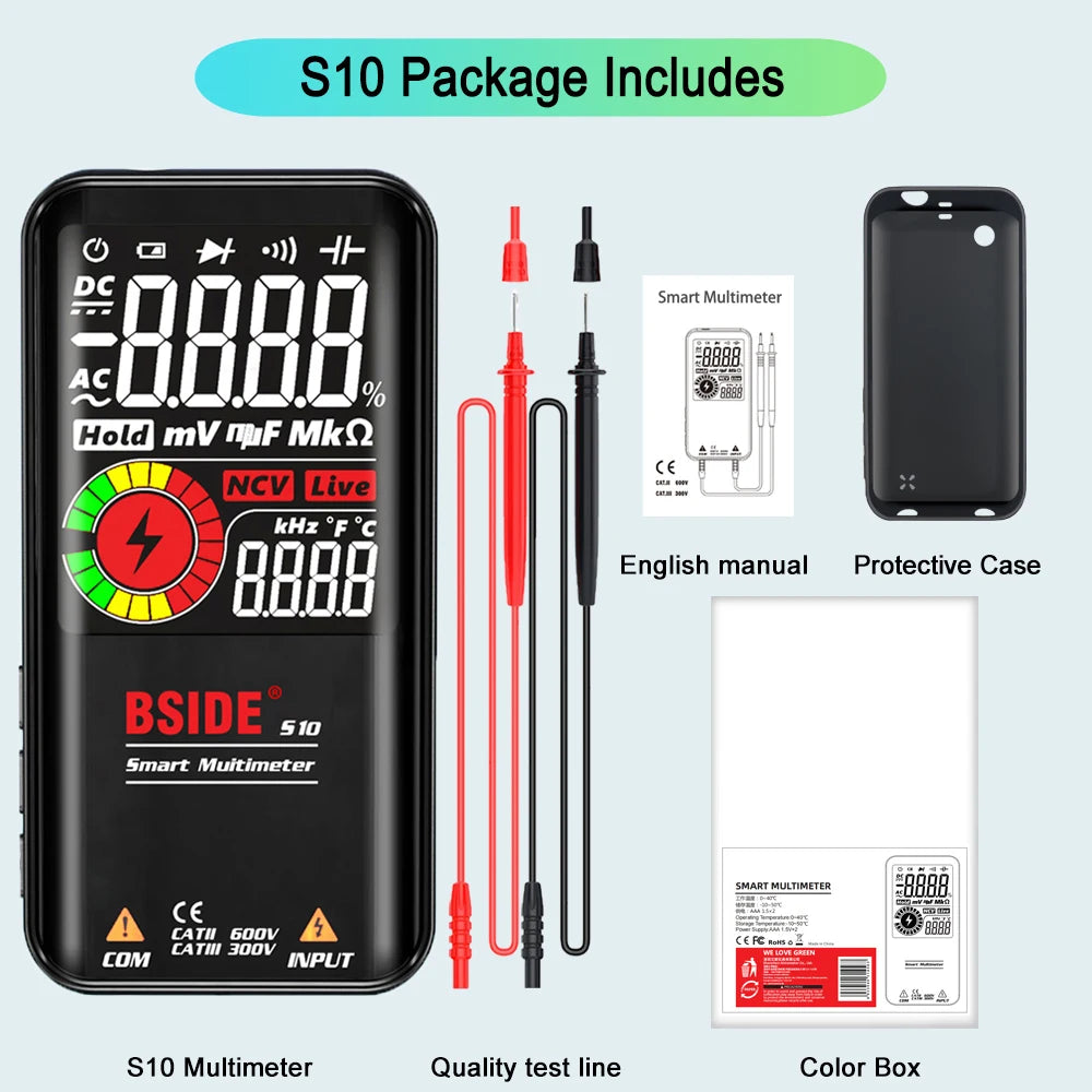 BSIDE S11 Digital Multimeter Professional Electrical Tester