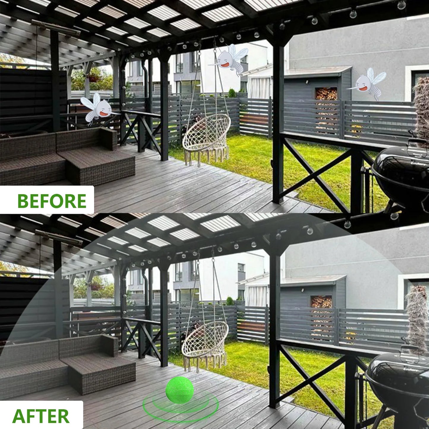 Natural Mosquito Repellent Balls For Patio Indoor Outdoor Use