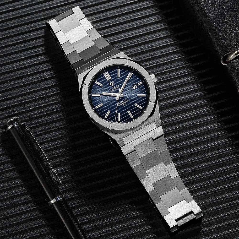 Cadisen Diver Watch Miyota 8215 Automatic Stainless Steel Waterproof Luminous