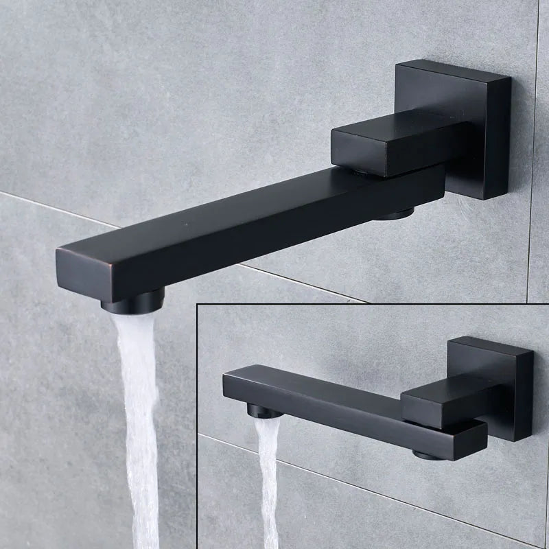 Rozin Wall Mounted Shower Faucet Mixer With Rainfall Hand Shower