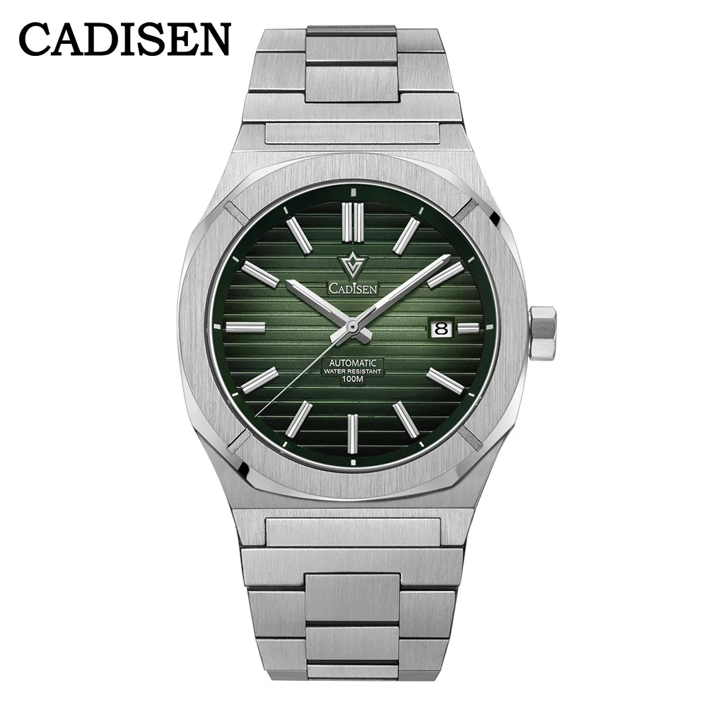 Cadisen Diver Watch Miyota 8215 Automatic Stainless Steel Waterproof Luminous