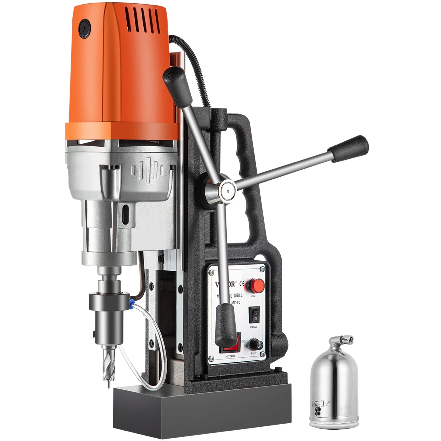 SucceBuy Magnetic Drill Press 1680W With HSS Annular Cutter Bits