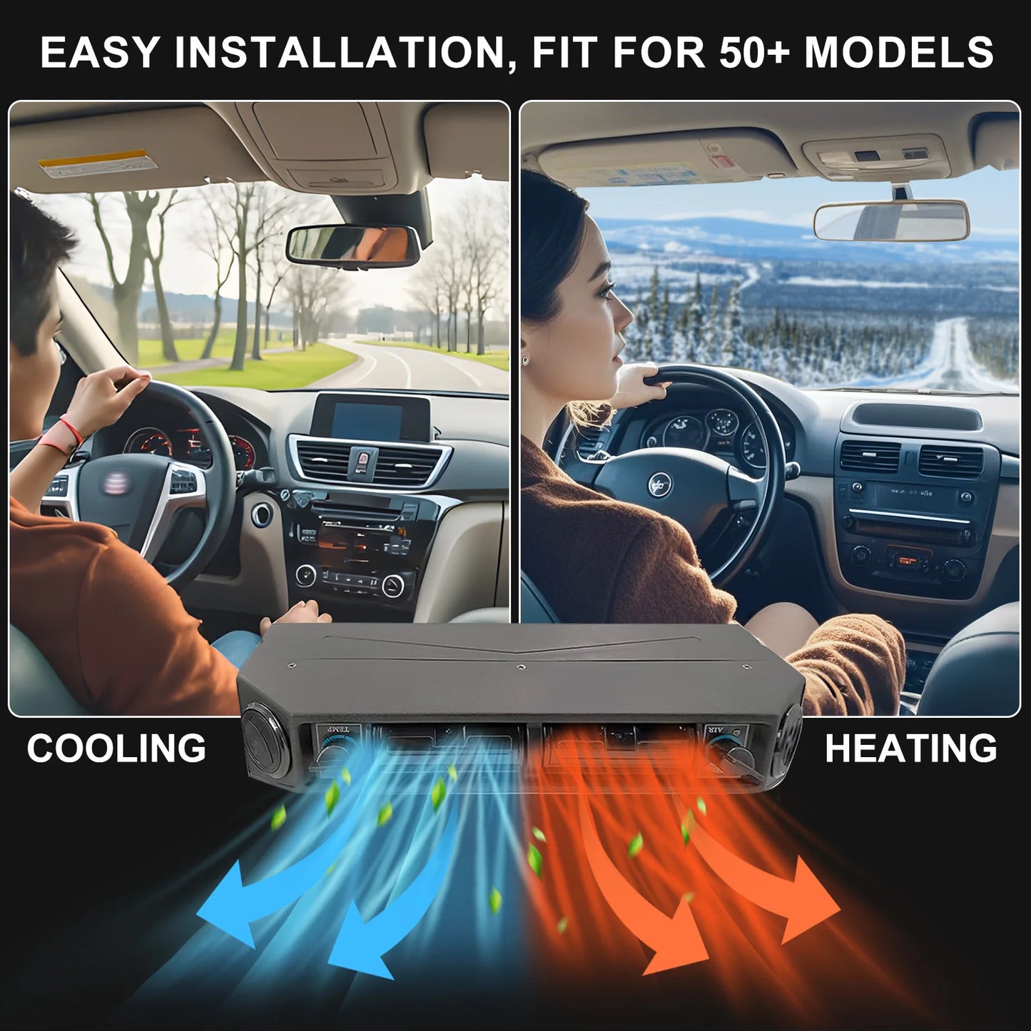 Treeligo Universal 12V Car Air Conditioning Compressor Kit
