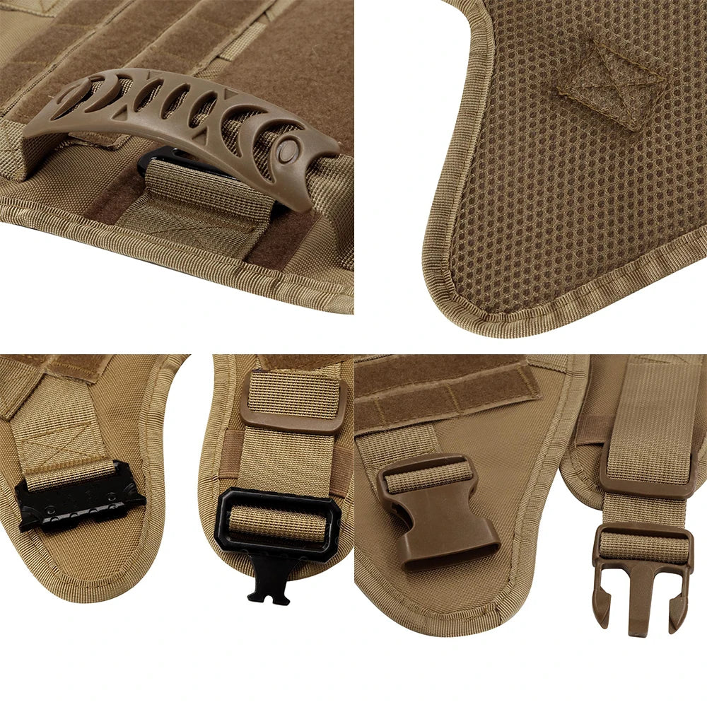 Dog Harness And Leash Set For German Shepherd Malinois Training
