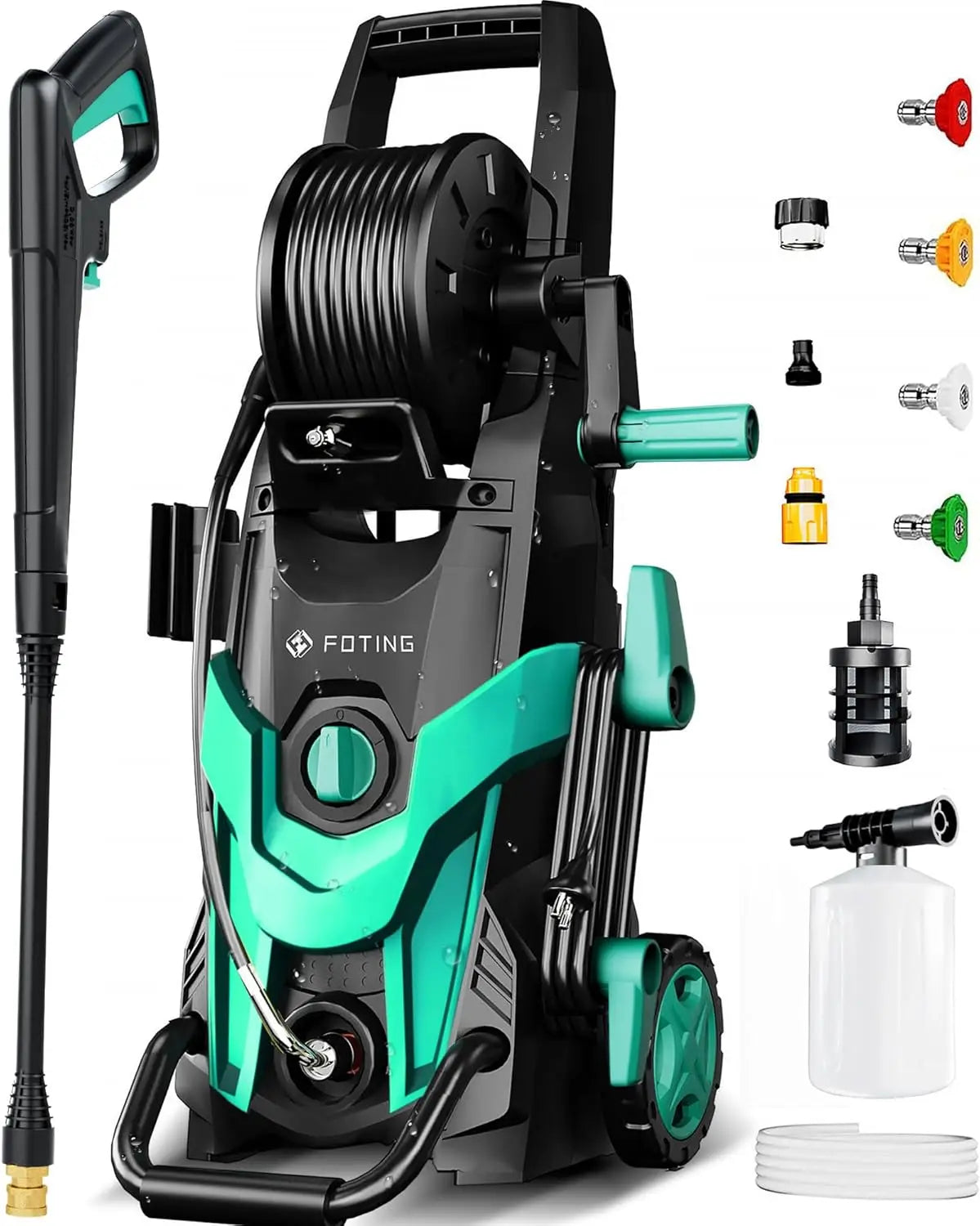 FF FOTING Electric Pressure Washer 4500 PSI With Foam Cannon