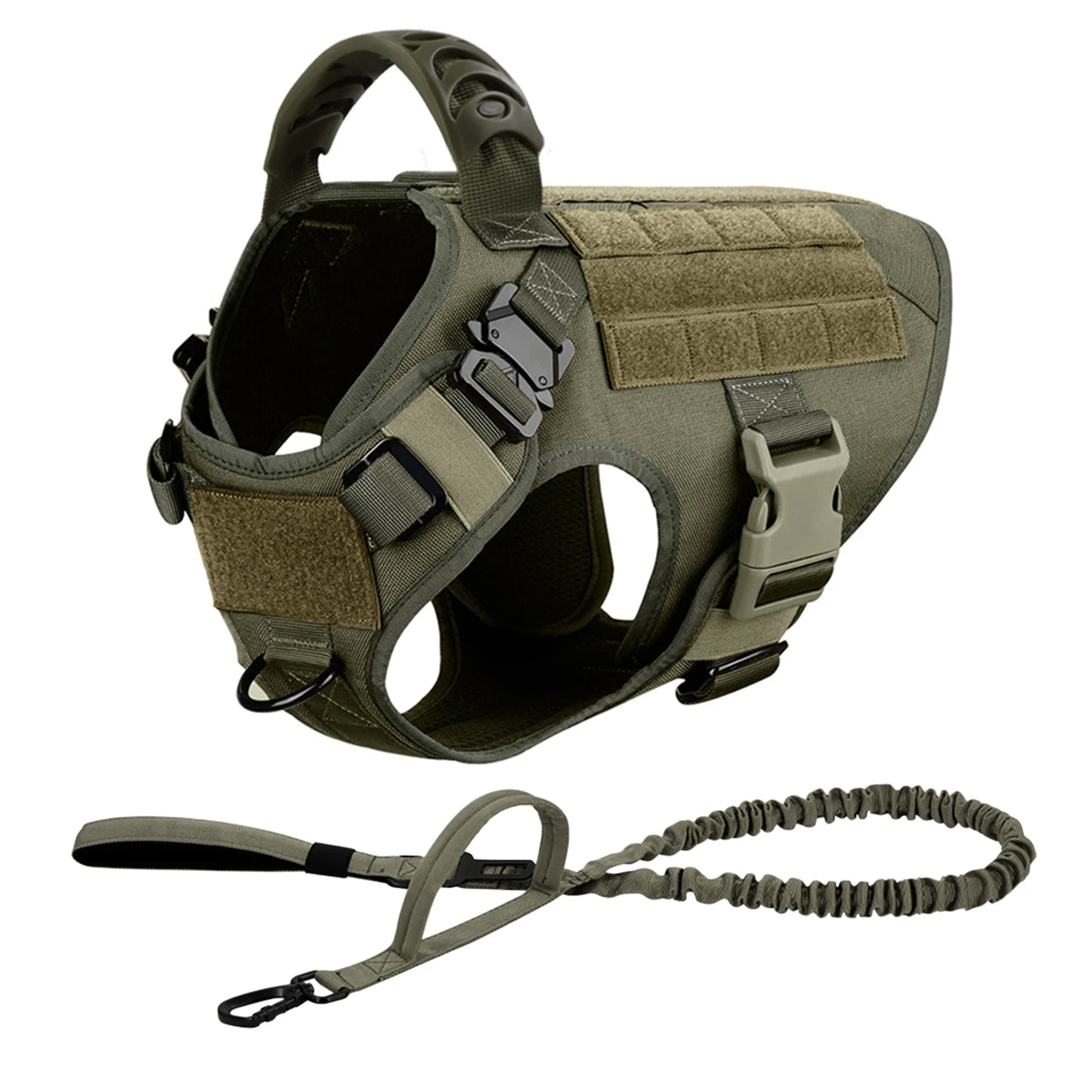 Dog Harness And Leash Set For German Shepherd Malinois Training