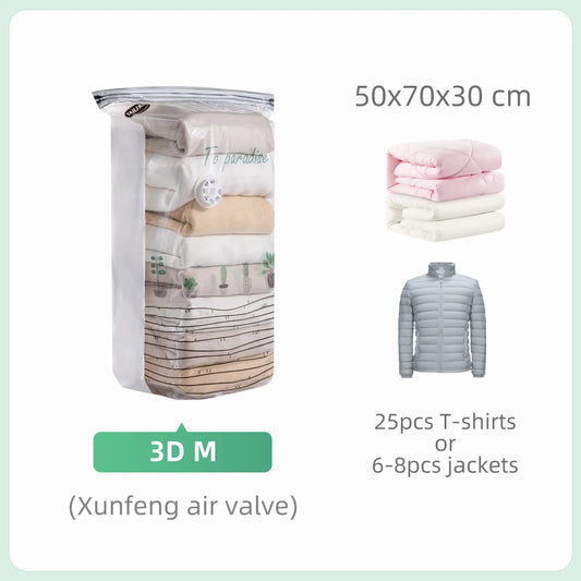 Taili Vacuum Storage Bags Cubic Compression for Clothing and Blankets