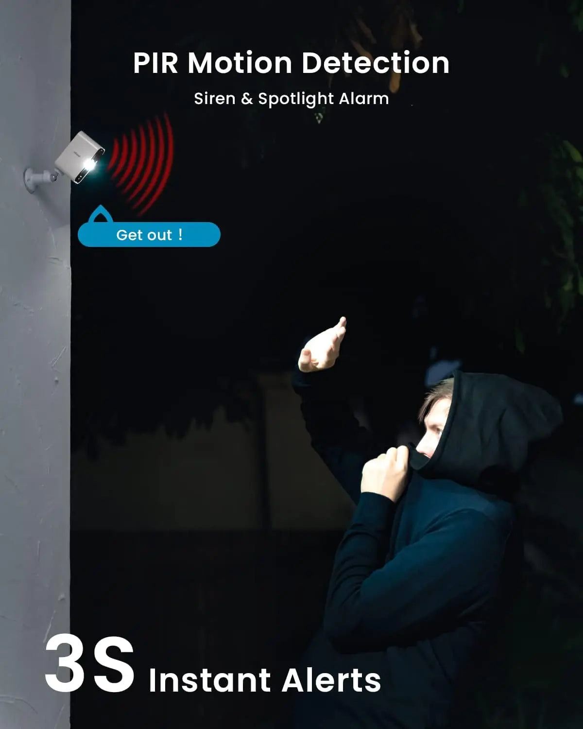 IeGeek 2K Wireless Outdoor Security Camera With Night Vision