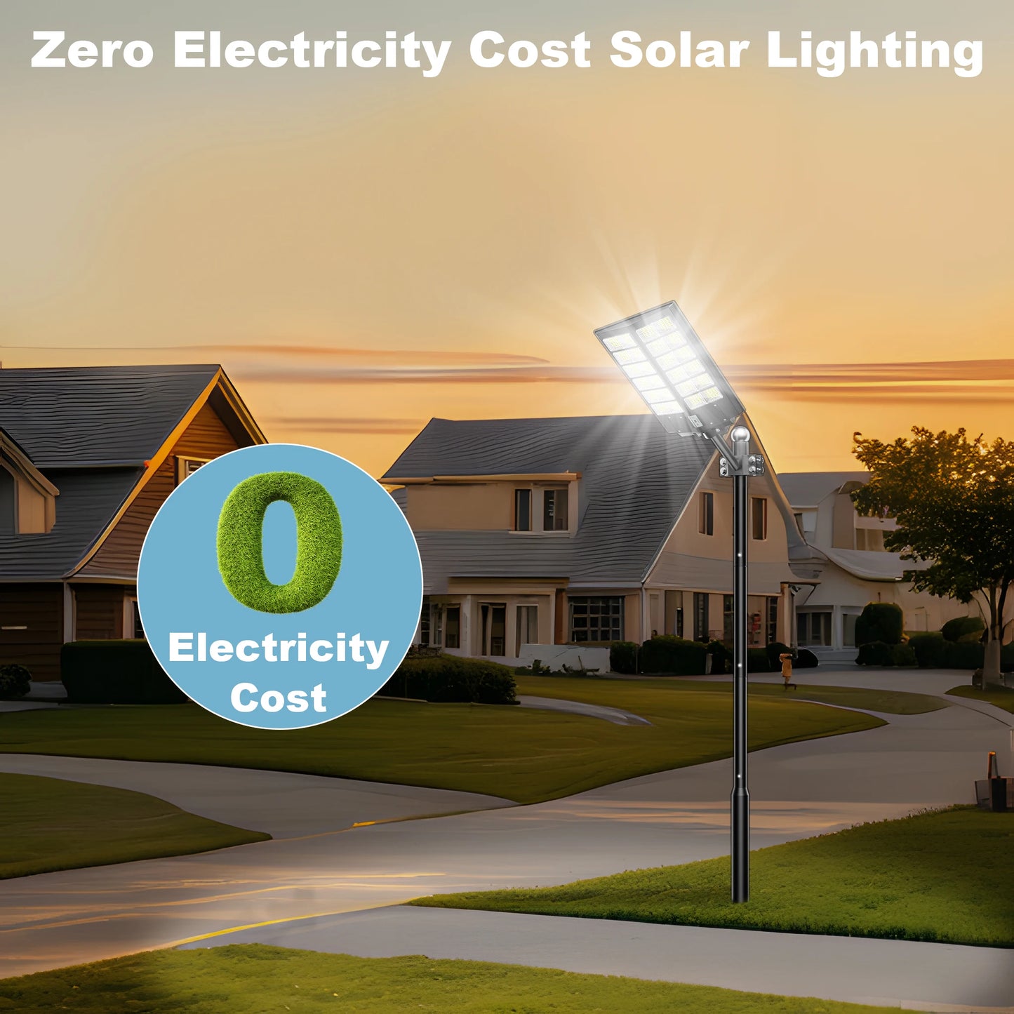 6000W Waterproof Solar Street Light With Motion Sensor