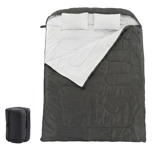Double Sleeping Bag With Pillow For Two Person Three Season