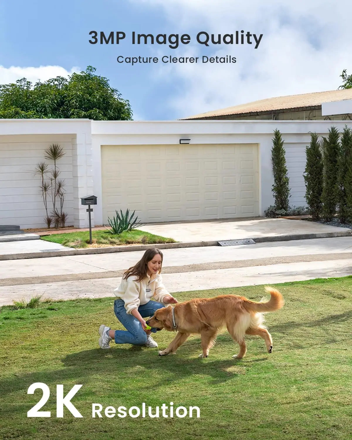 IeGeek 2K Wireless Outdoor Security Camera With Night Vision