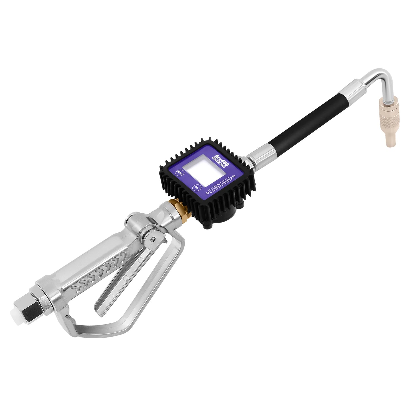 Oil Fluid Dispenser With Gauge LCD Display 360 Rotatable Nozzle
