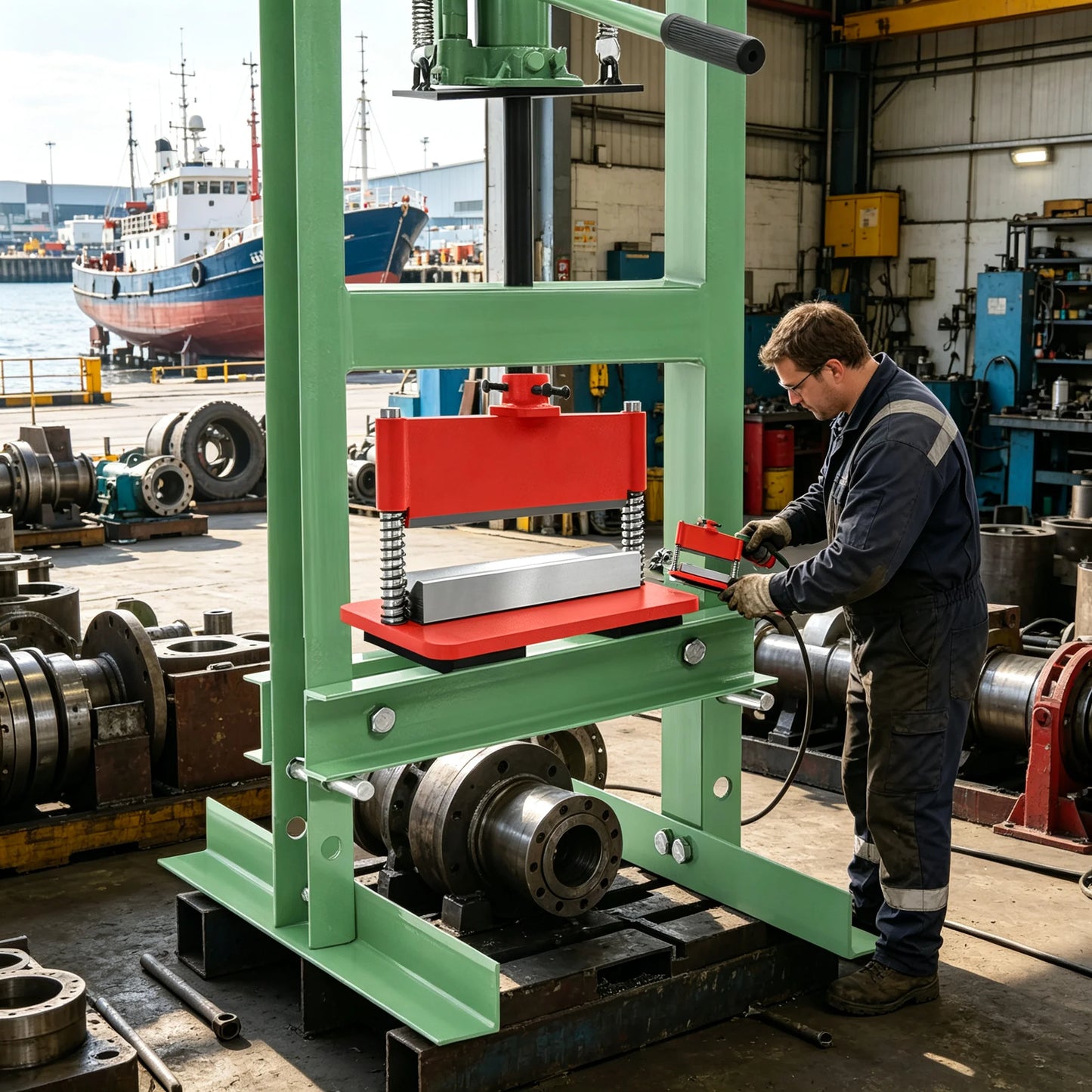 Press Brake Attachment For Hydraulic Shop Presses 12 To 20 Ton 90 Degree