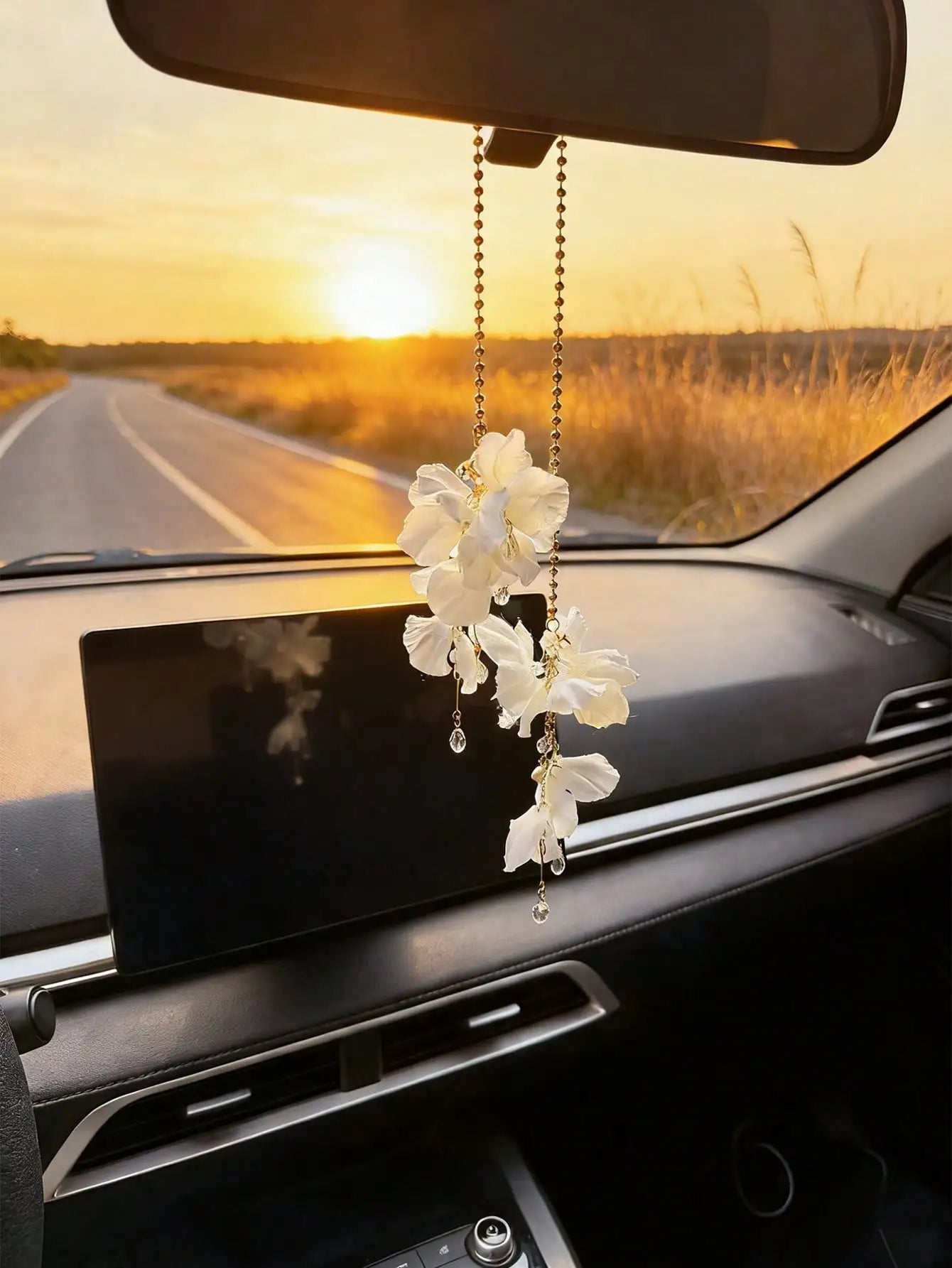 Creative Car Pendant Rearview Mirror Accessory Car Interior Decor