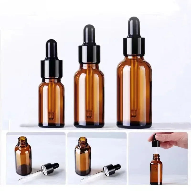Refillable Glass Dropper Bottles for Essential Oils Aromatherapy Eye Dropper