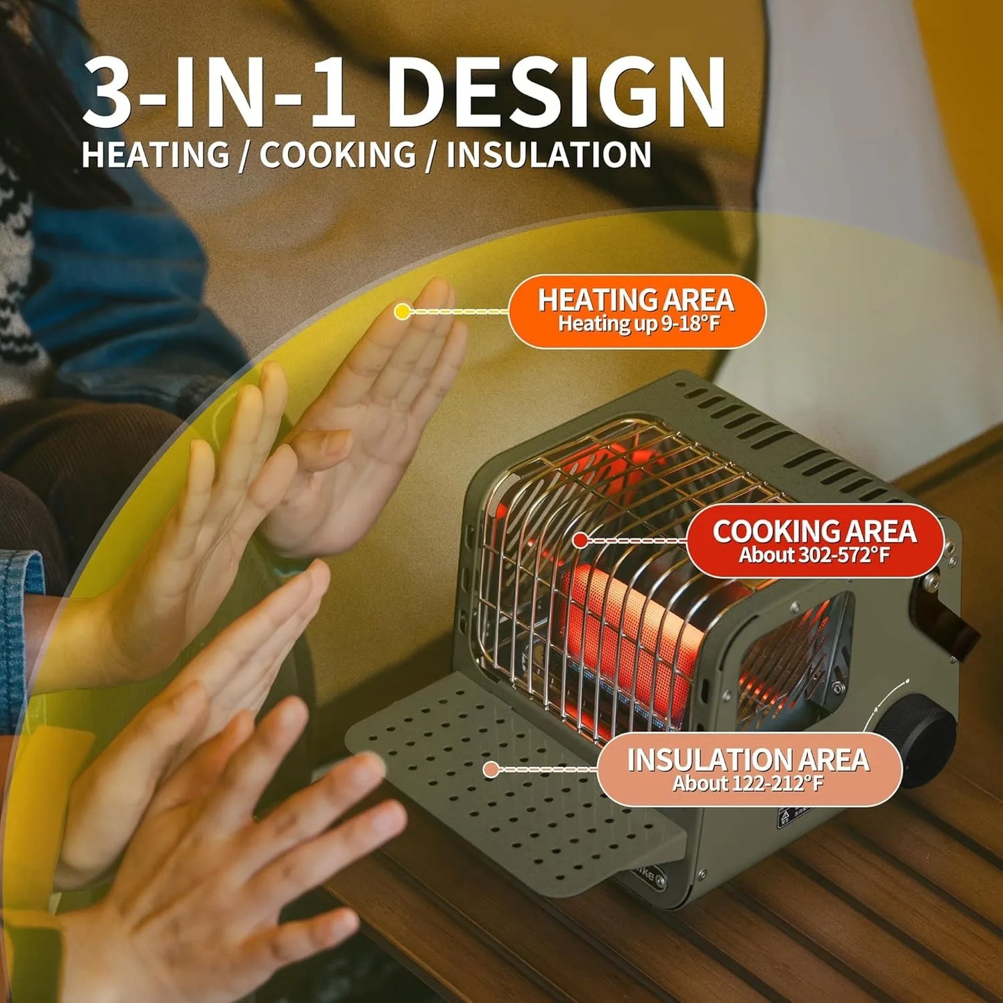 Naturehike Camp Heater Portable Space Heater Indoor Outdoor Camping Stove