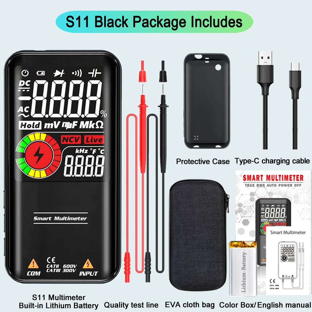 BSIDE S11 Digital Multimeter Professional Electrical Tester