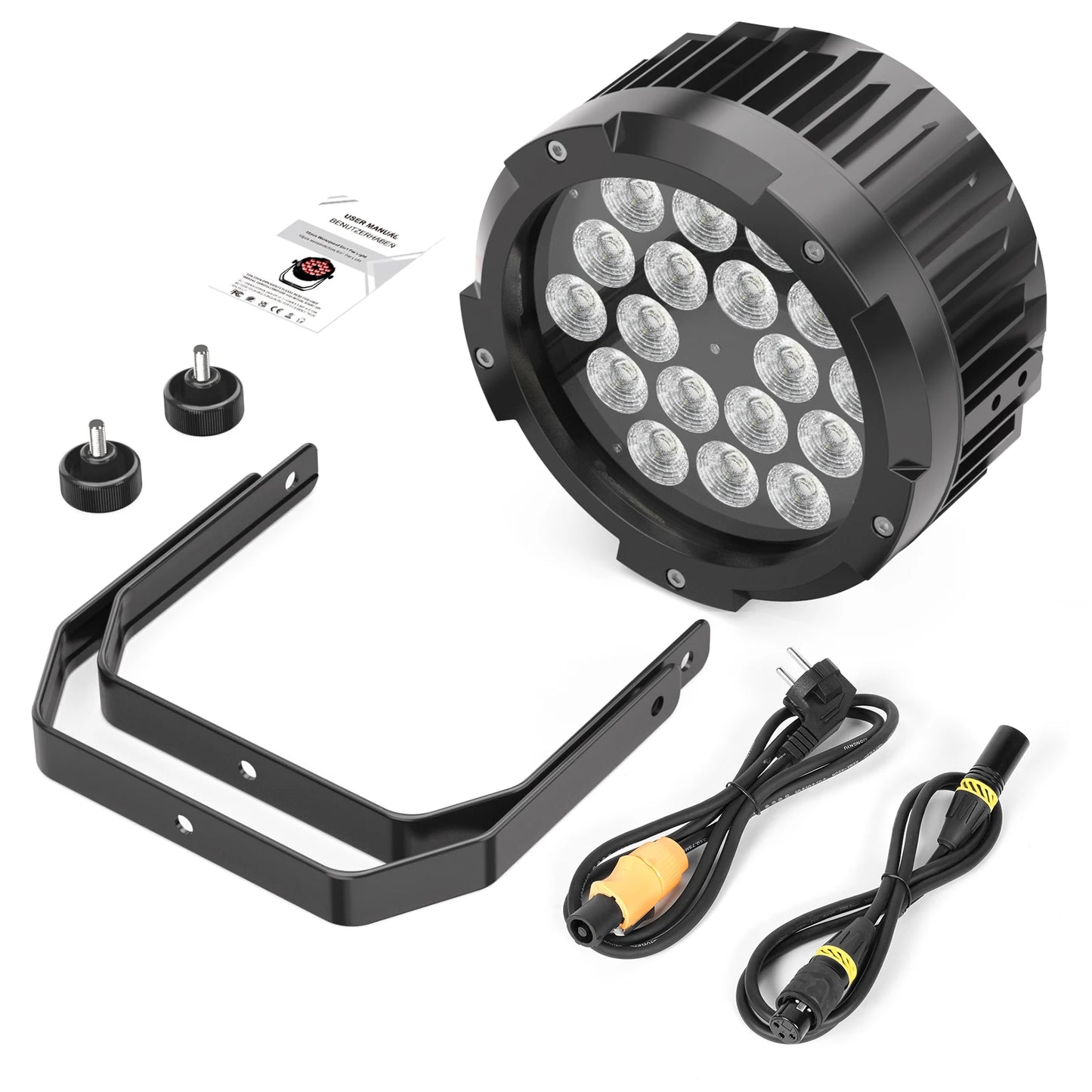 U'King 4x150W LED Par Light RGBWA UV DMX512 Waterproof Stage Light DJ