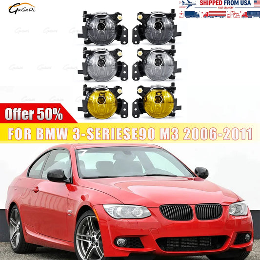 Fog Lamp Assembly For BMW E60 E46 E91 E90 IncludesBulb
