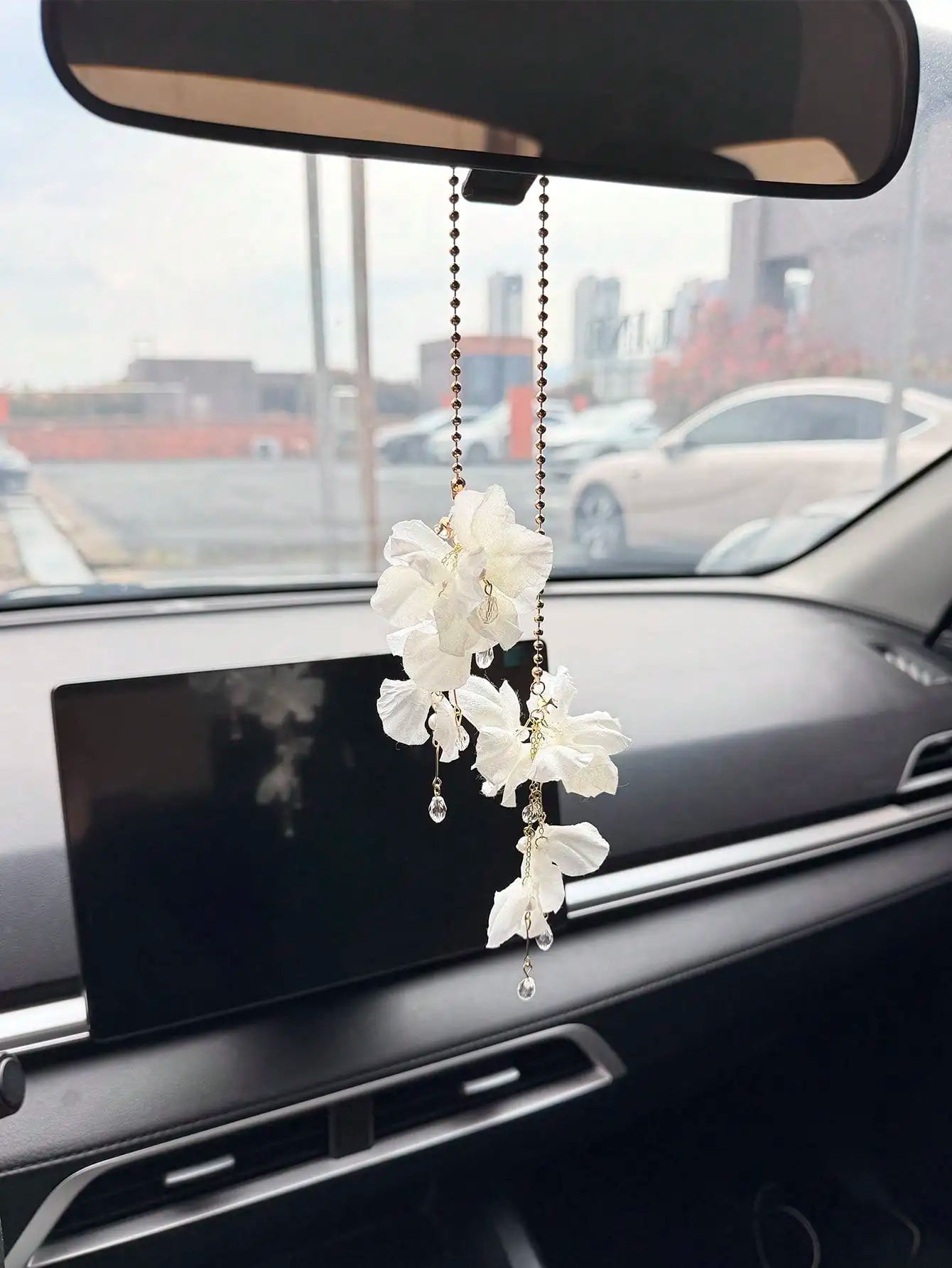 Creative Car Pendant Rearview Mirror Accessory Car Interior Decor
