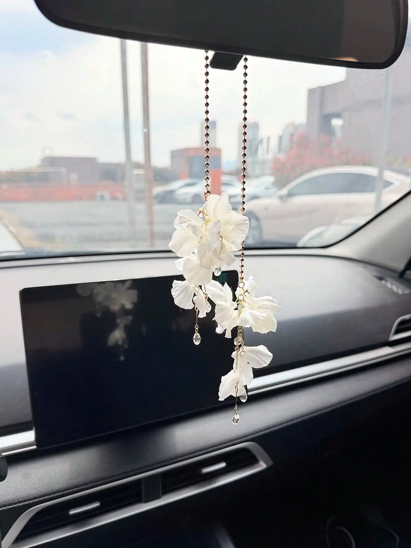 Creative Car Pendant Rearview Mirror Accessory Car Interior Decor