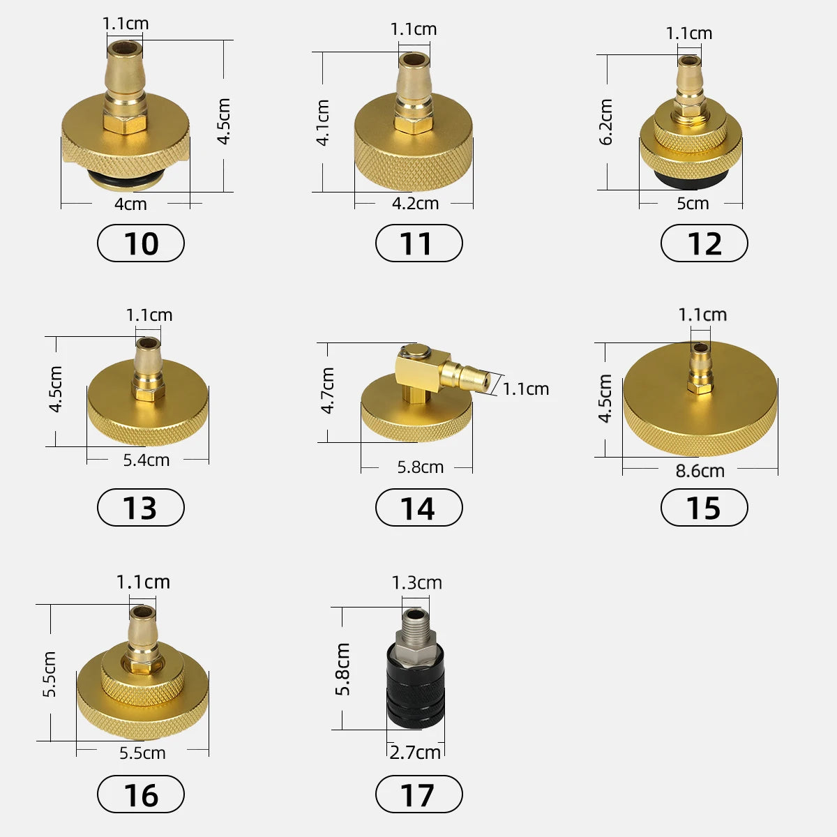 AST618 Brake Fluid Exchange Connector Kit Drained Tool