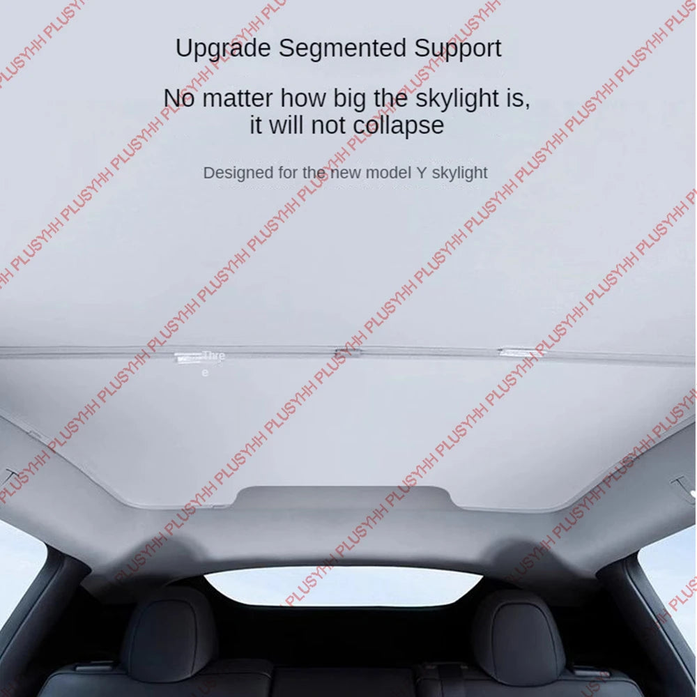 Juniper Sunshades For Tesla Model Y Glass Shade Skylight Insulation