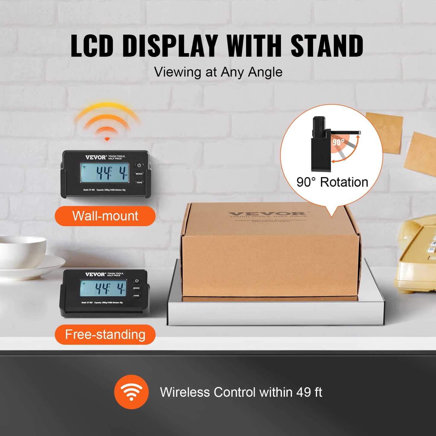 SucceBuy Digital Shipping Scale With LCD Screen for Postal
