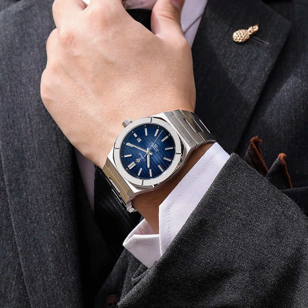 Cadisen Diver Watch Miyota 8215 Automatic Stainless Steel Waterproof Luminous