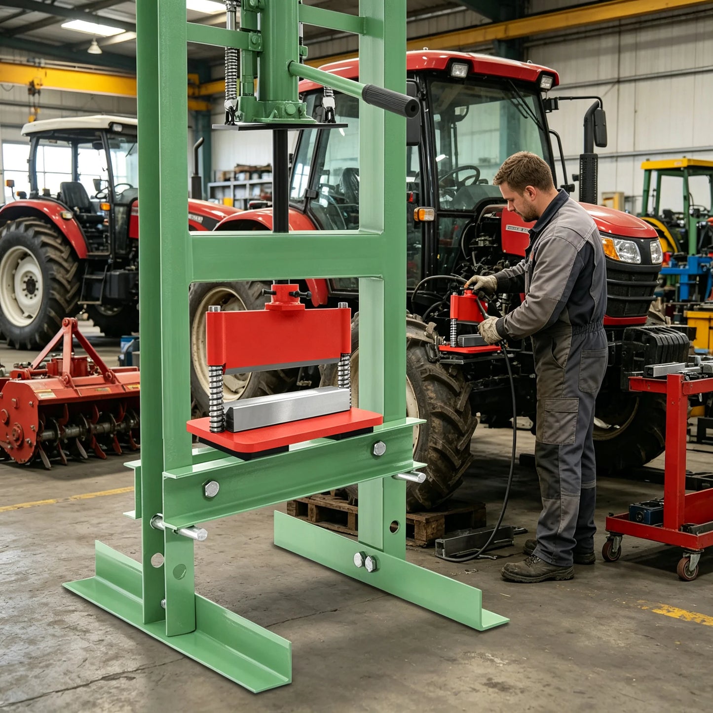 Press Brake Attachment For Hydraulic Shop Presses 12 To 20 Ton 90 Degree