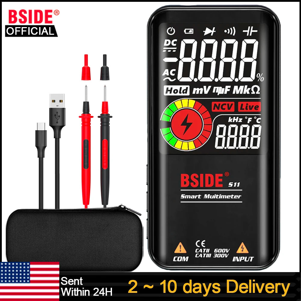BSIDE S11 Digital Multimeter Professional Electrical Tester