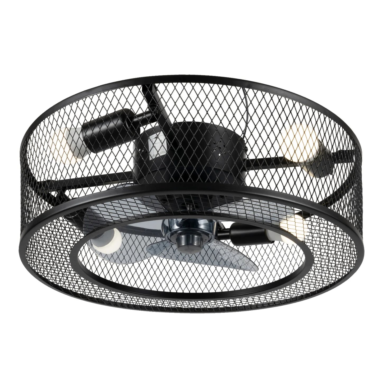 Ceiling Fan Pendant Light With E27 Socket No Bulbs Included