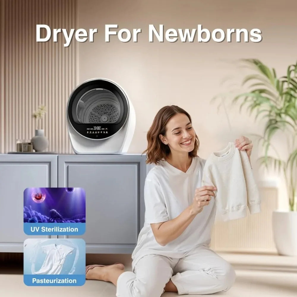 S3 Portable Clothes Dryer Ultrafast 1 Cu Ft 110V Compact