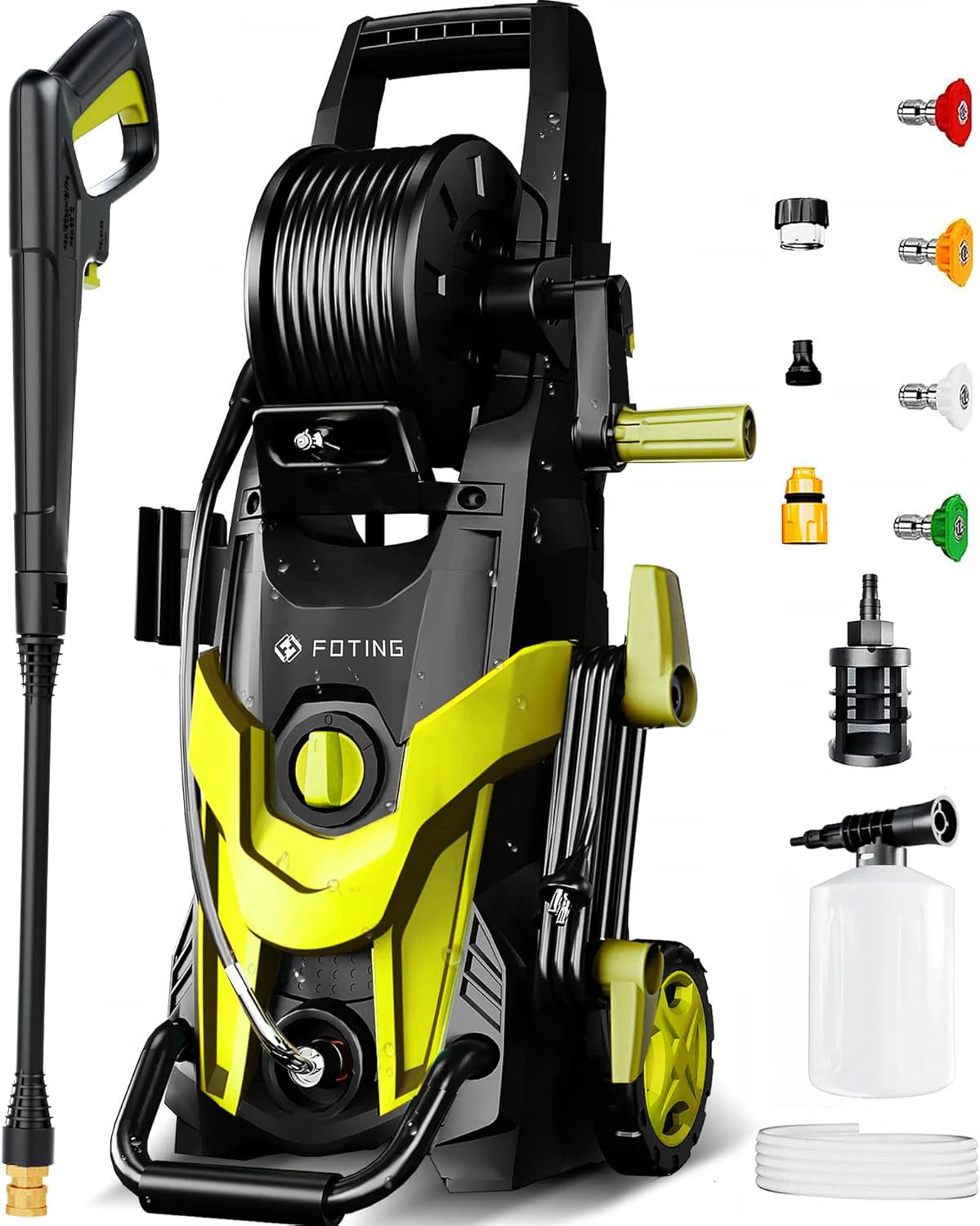 FF FOTING Electric Pressure Washer 4500 PSI With Foam Cannon