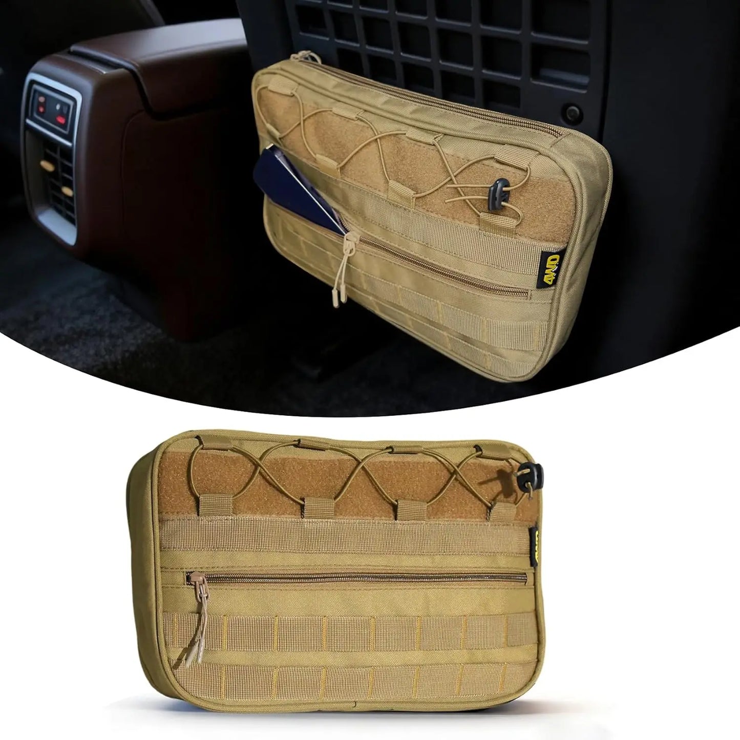 Car Seat Back Storage Organizer For Ford Bronco Heavy Duty