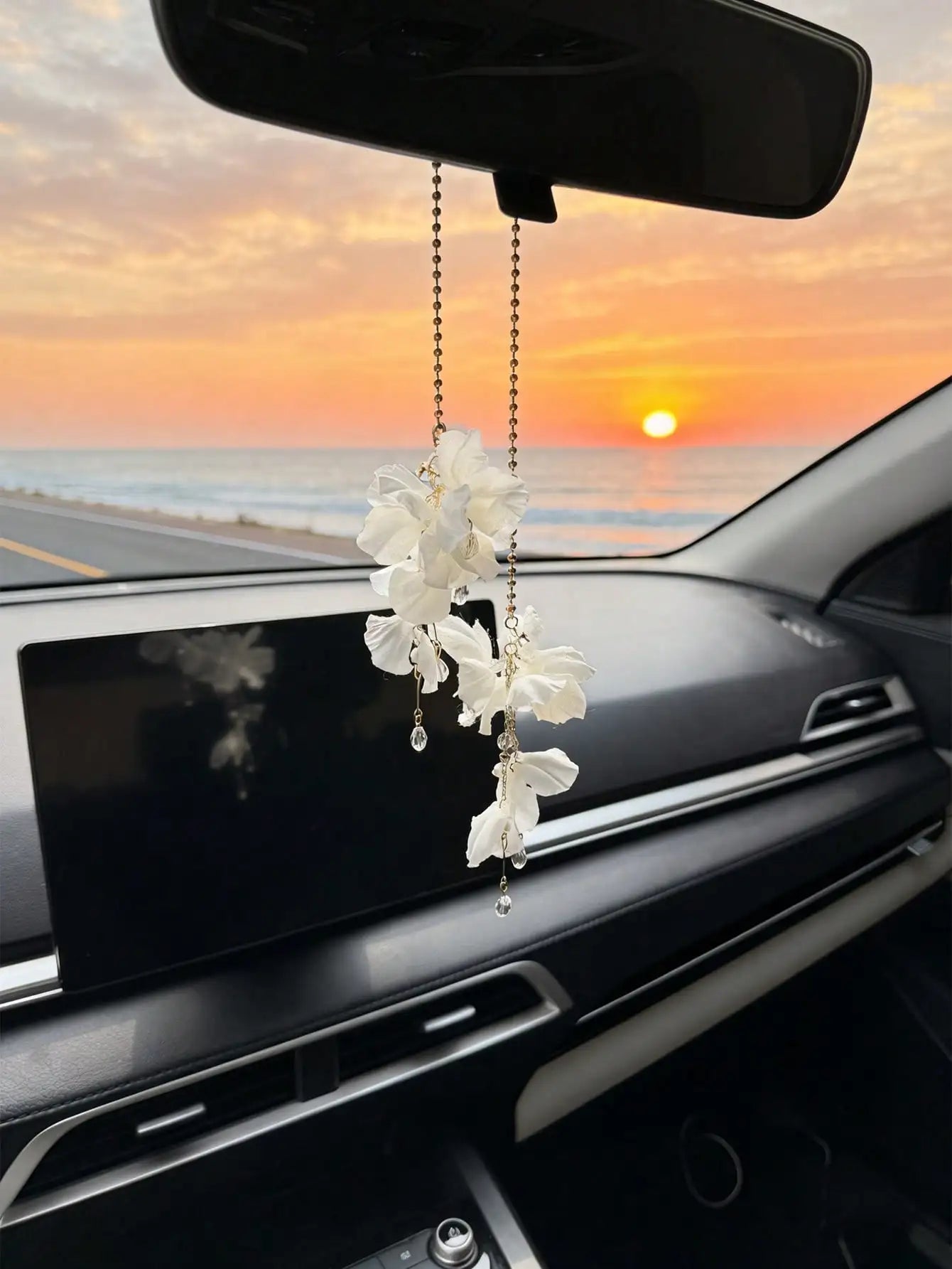 Creative Car Pendant Rearview Mirror Accessory Car Interior Decor