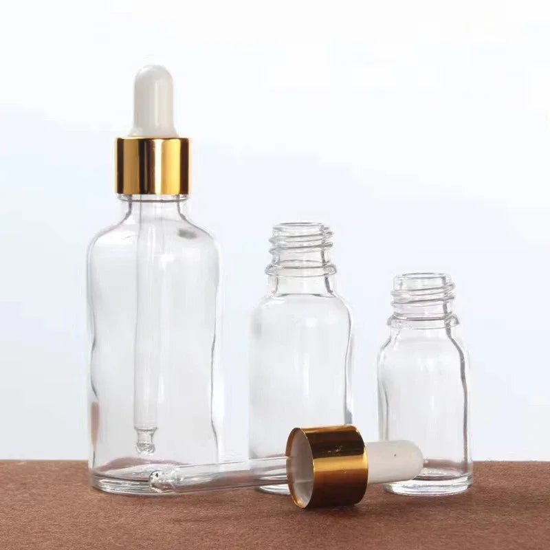 Refillable Glass Dropper Bottles for Essential Oils Aromatherapy Eye Dropper