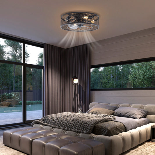 Ceiling Fan Pendant Light With E27 Socket No Bulbs Included