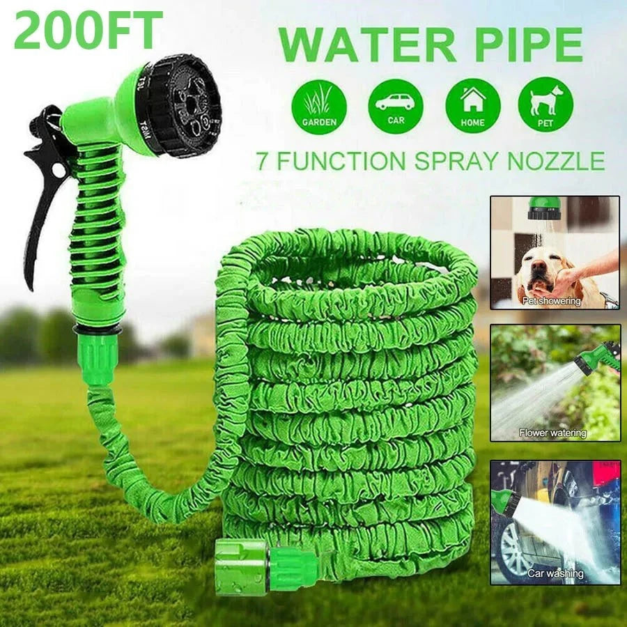 Expandable Magic Hose High Pressure Car Wash Water Sprayer Garden