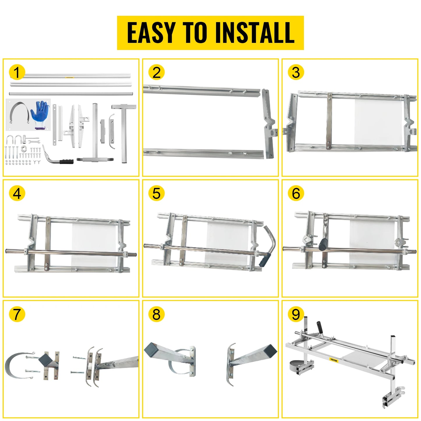 Chainsaw Mill Planking Guide Bar Lumber Cutter for Portable Sawmill