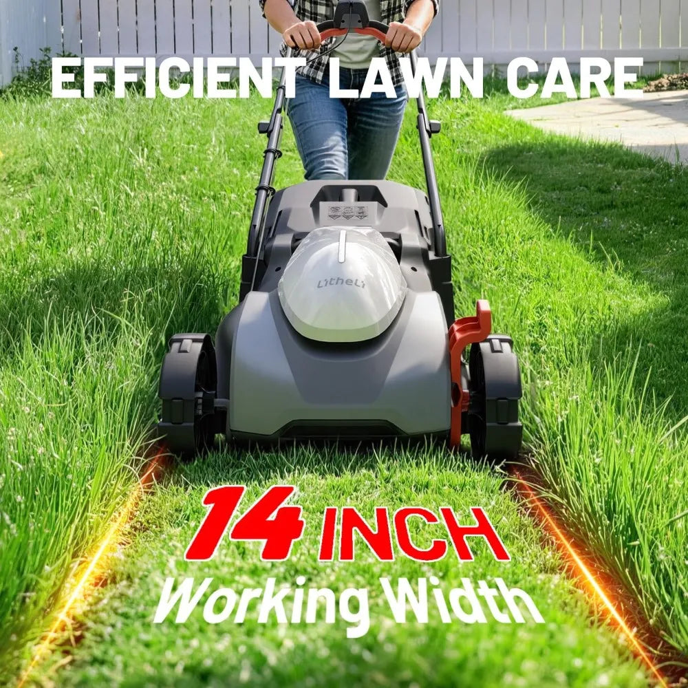 Cordless Lawn Mower With Brushless Motor For Easy Yard Care
