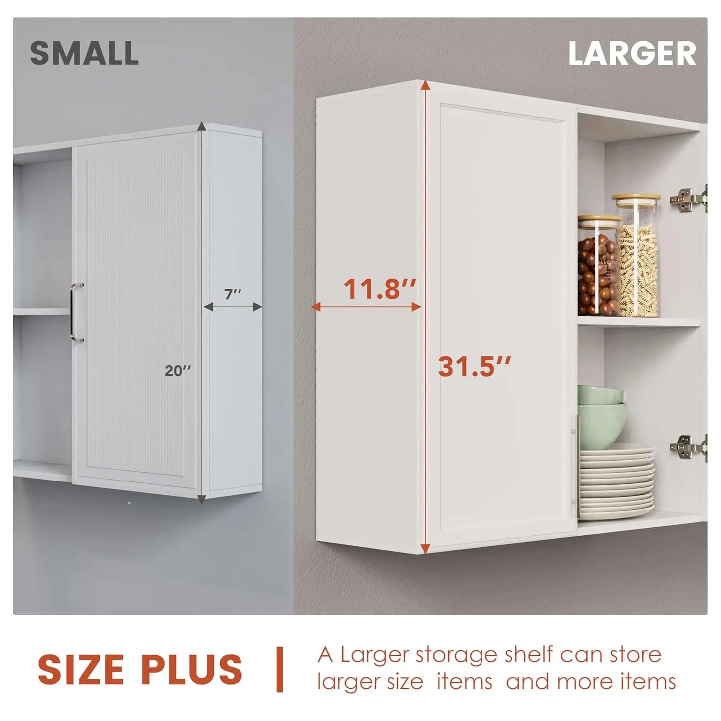 Laundry Room Wall Cabinets With Adjustable Shelves For Storage