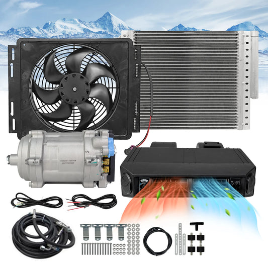 Treeligo Universal 12V Car Air Conditioning Compressor Kit