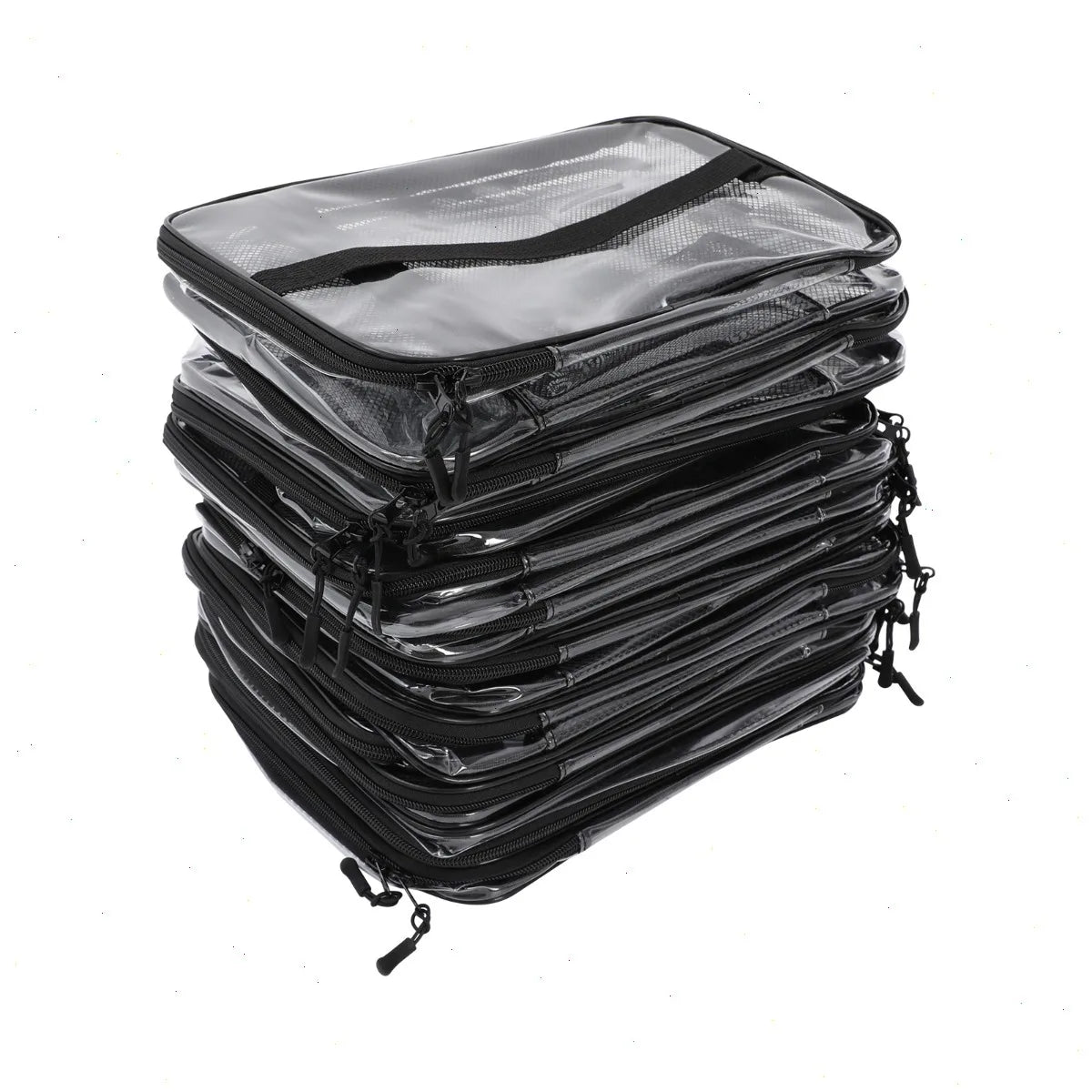 Bymaocar Clear Pvc Toy Storage Bag Featuring Multi Pocket Design