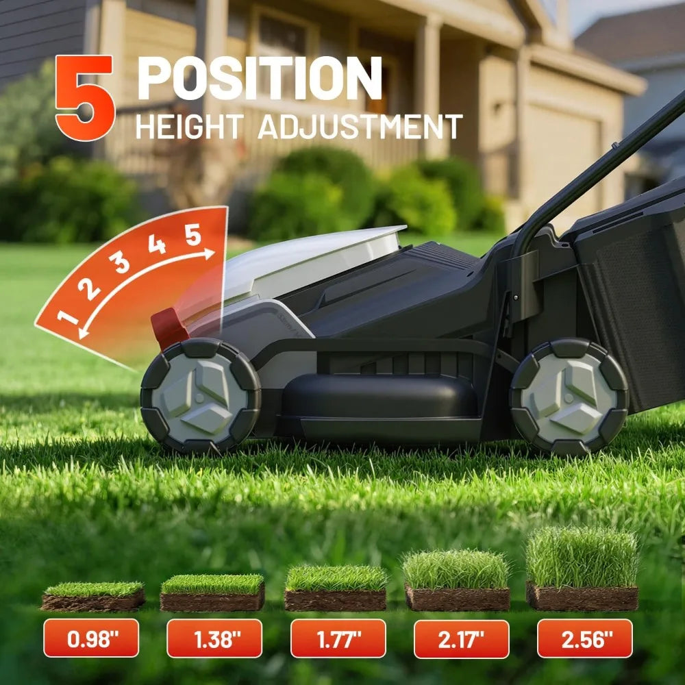 Cordless Lawn Mower With Brushless Motor For Easy Yard Care