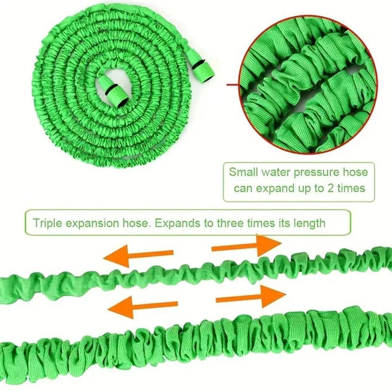 Expandable Magic Hose High Pressure Car Wash Water Sprayer Garden