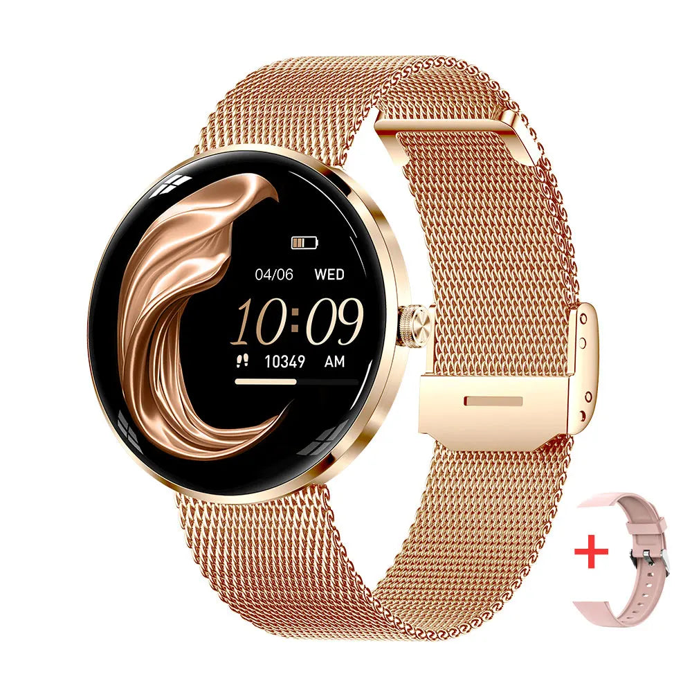 MEVADEN Ultra Thin Stainless Steel Smartwatch AMOLED Display With Bluetooth Call