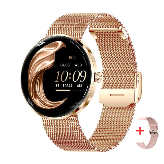 MEVADEN Ultra Thin Stainless Steel Smartwatch AMOLED Display With Bluetooth Call